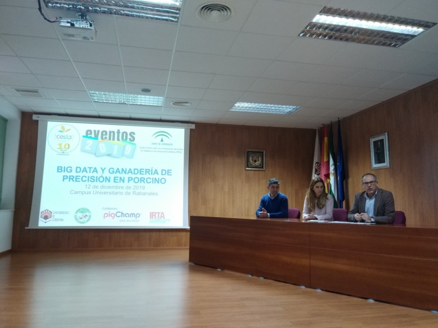 BIG DATA y ganadería en un nuevo “Evento 2019” del ceiA3 en la Universidad de Córdoba
